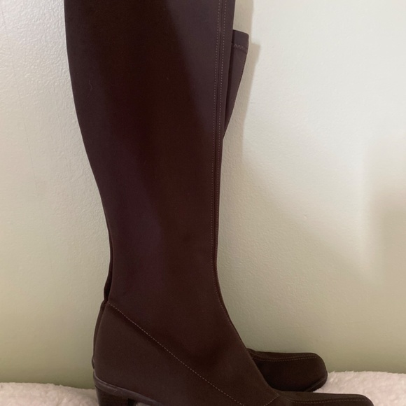 Tall la canadienne brown riding boots - Picture 2 of 4